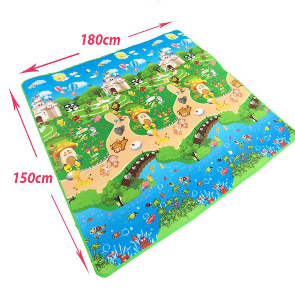 Детская игрушка ползающая головоломка тонкие игровые коврики 150X180X0,5 см двухсторонний младенец 59X70IN коврик толстый коврик игровой