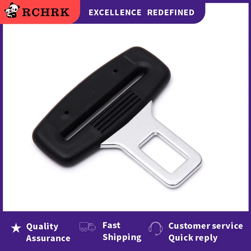 

2.15CM Width Car Seat Belt Clip Extender Safety Seatbelt Buckle Plug Socket Black car accessories interior Straight lock tongue