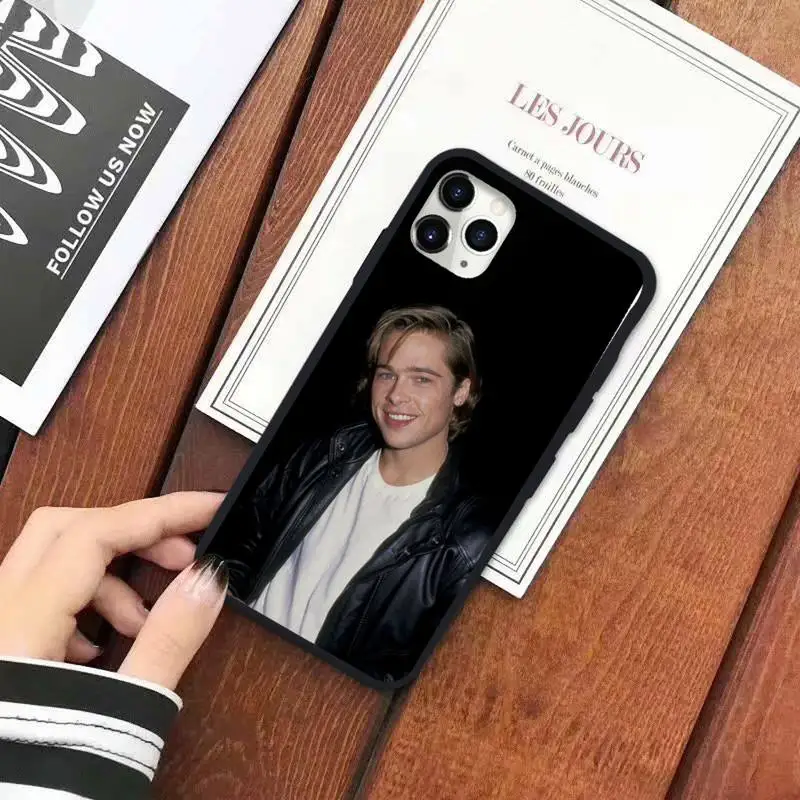 

American film actors Brad Pitt Phone Case for iPhone 11 12 pro XS MAX 8 7 6 6S Plus X 5S SE 2020 XR