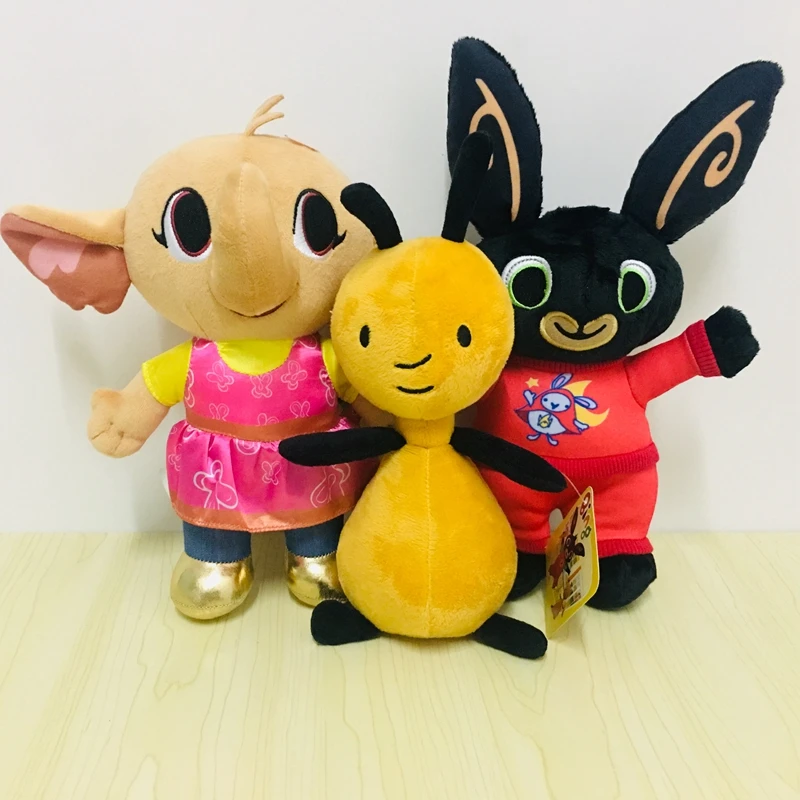 18-36 см мультфильм Bing Кролик плюшевая игрушка, Fnaf Bing друзья флоп Сула слон панда Медведь чучело животных плюшевые куклы для девочек
