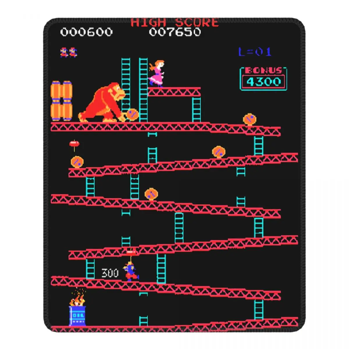 

Новинка, коврик для мыши Donkey Kong, аркадная игра, коллаж, винтажный Ретро-коврик для мыши, прокладки, резиновый коврик для офиса и украшения дом...