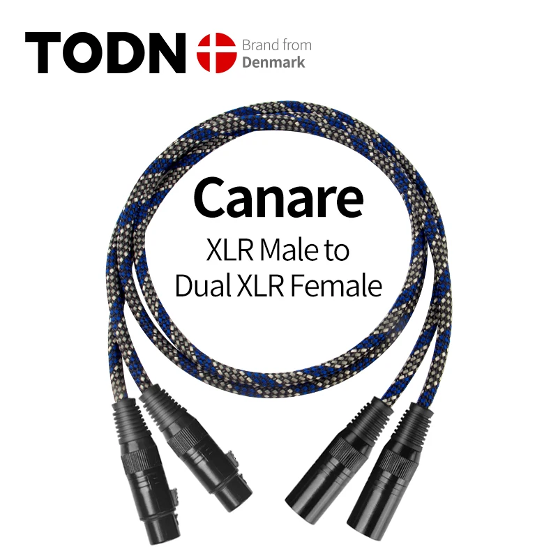 Canare HIFI xlr audio cable Stereo high purity 6N OFC gold-plated xlr plug Male to female for microphone mixer