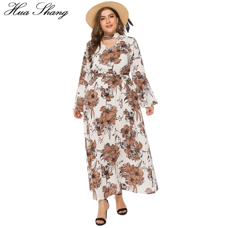 Женское пляжное платье туника размера плюс длинное Бохо С v образным вырезом