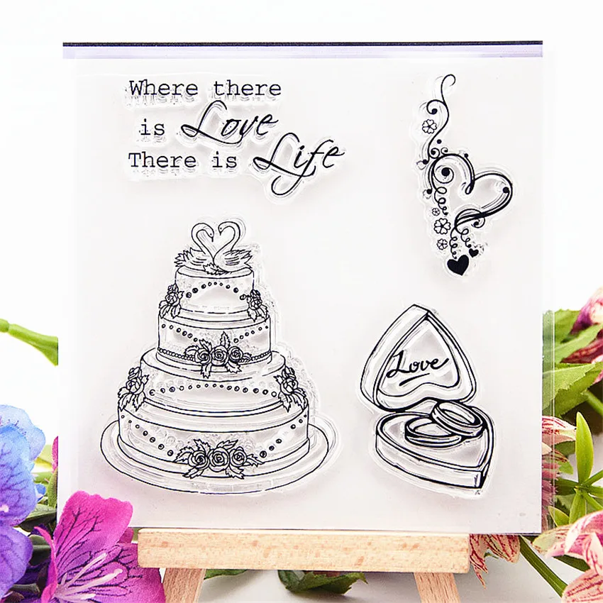 10*10 см горячая распродажа прозрачные штампы для часов/силиконовые уплотнения