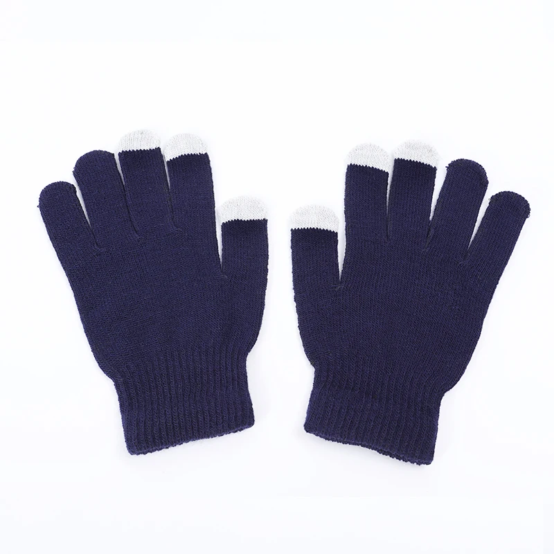 Новые зимние женские перчатки для полных пальцев мужские и сенсорного экрана