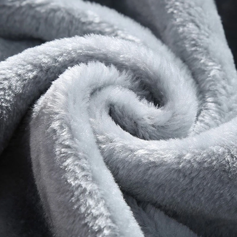 Зимний спортивный костюм мужской комплект толстая флисовая толстовка хлопковая