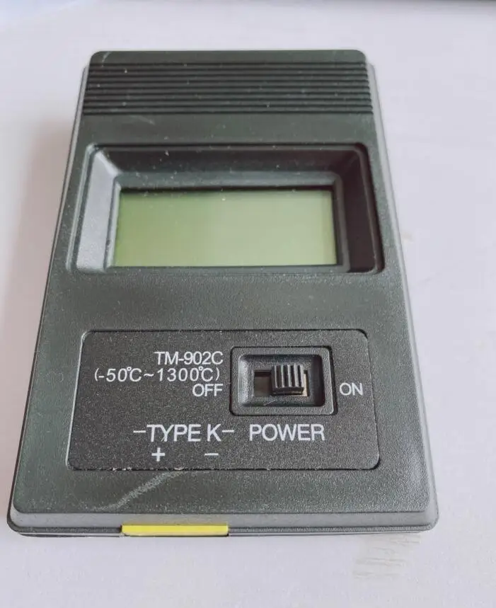 Стандартный цифровой термометр типа K с ЖК дисплеем одним входом и зондом