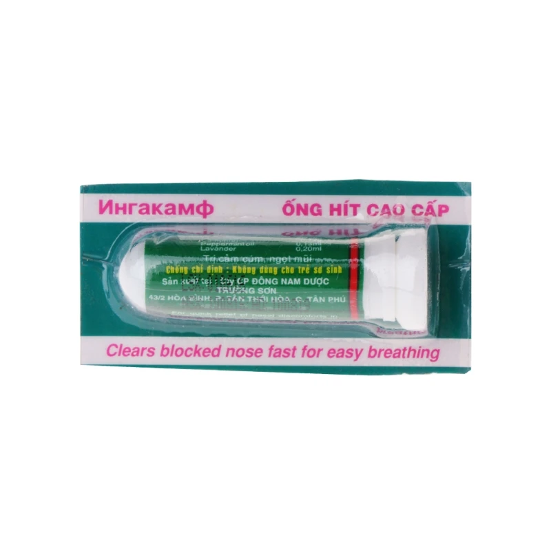 

H7JC 1Pc Aromatic Peppermint Nasal Inhaler Fast Relief From Blocked Nose Sickness