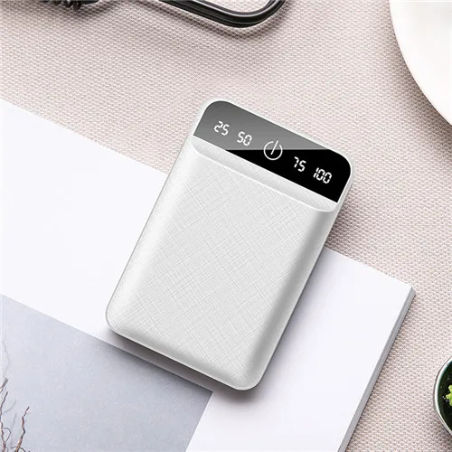 

For New 50000 20000mAh Mini Power Bank Portable Mobile Phone Fast Charger LED Display External Battery Powerbank for iPhone