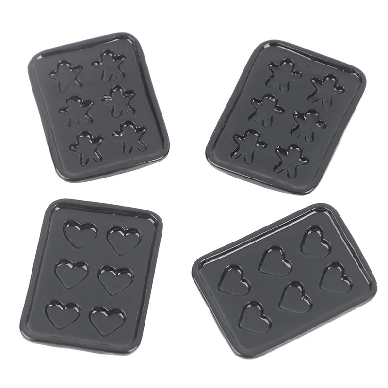 2pcs 112 dollhouse miniature accessories mini plate dollhouse miniature baking tray for doll house decoration free global shipping