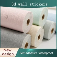 3d stereo self adhesive insulation wall stickers waterproof wallpaper bedroom kitchen living room bathroom wall decoration