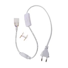 Блок питания с переключателем, штепсельная вилка европейского стандарта, драйвер трансформатора освещения для 220 В, 2835, 5050, 3014, 5630, 5730 SMD, Светодиодная лента, штепсельная вилка, аксессуары