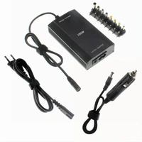 Car Charger Power Supply Adpter With Car Charger Adapter Cord For Laptop 100W Universal 8xTip Connectors AC DC Inverter