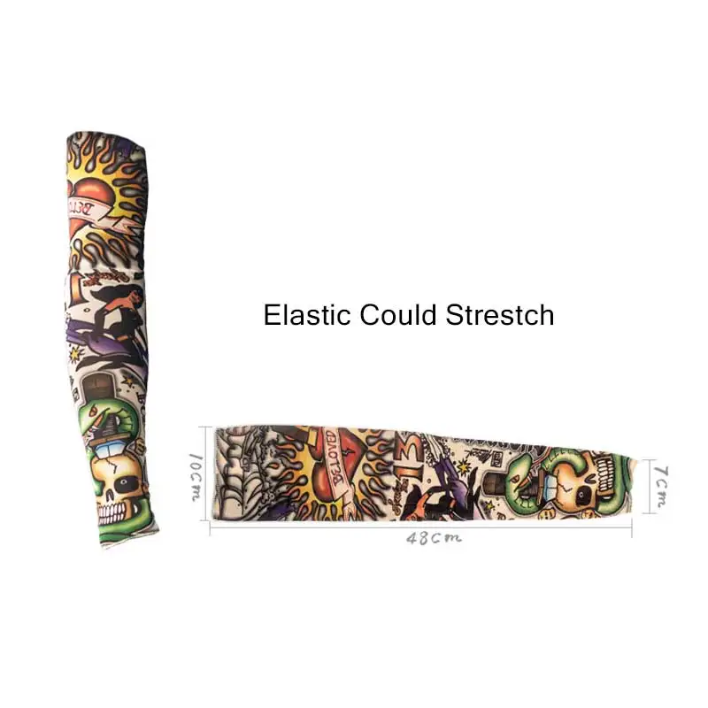 Outdoor Tattoo Arm Sleeve for Sun Protection Running Warmers Compression Cycling UV Sport Bike Cover | Аксессуары для одежды