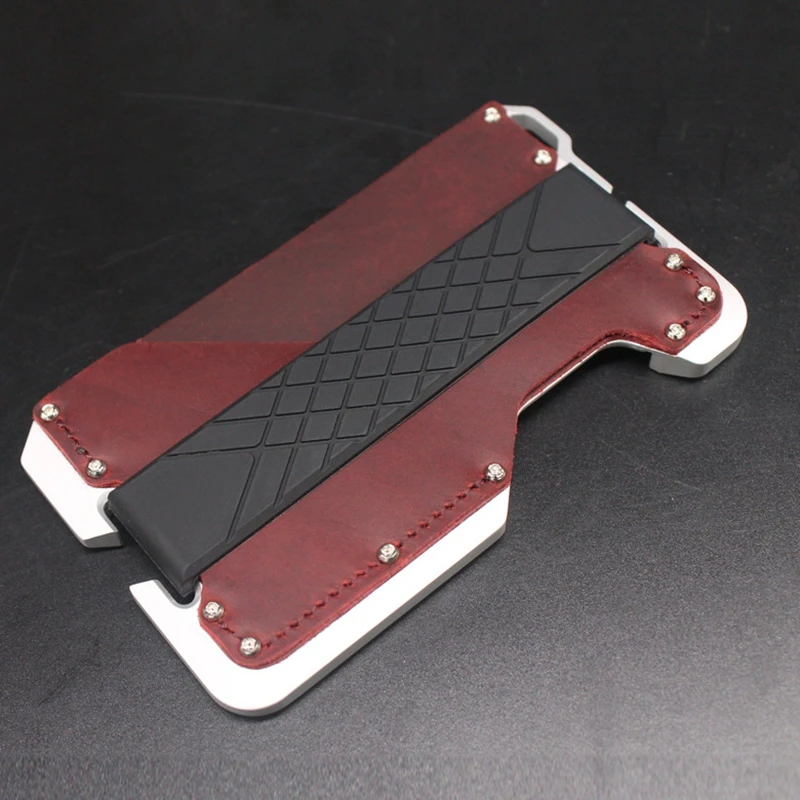 Кошелек EDC с металлическим зажимом алюминиевый металлический RFID держатель для