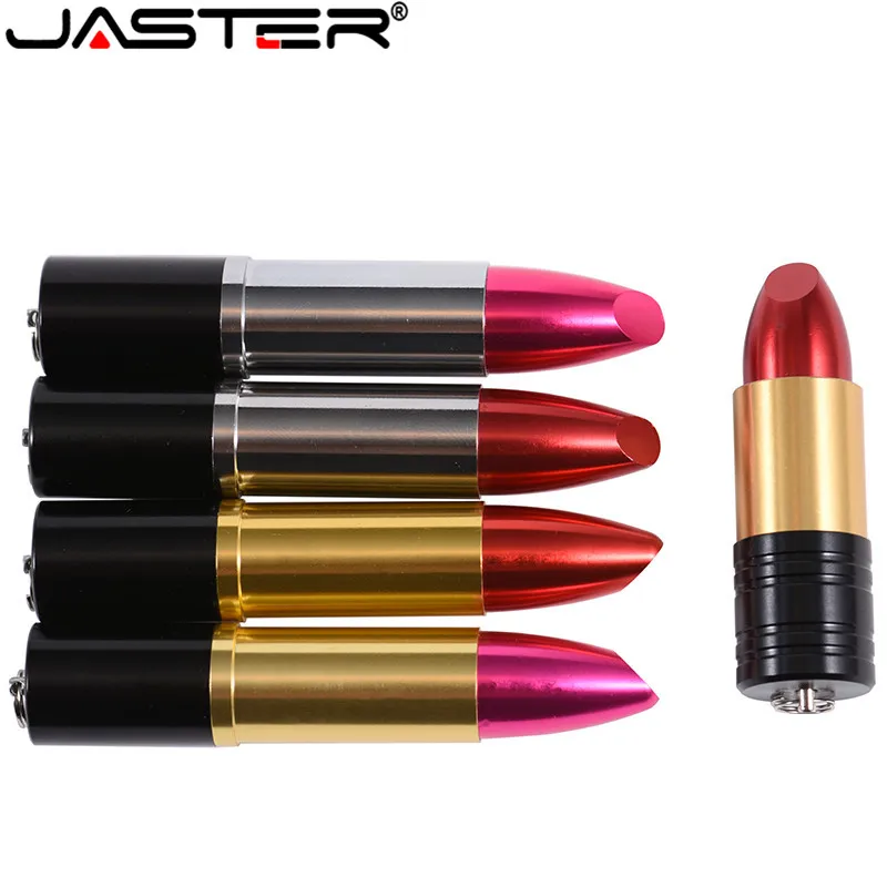JASTER Красивая Девочка Рождественский подарок помада 8 ГБ 16 32 USB 2 0