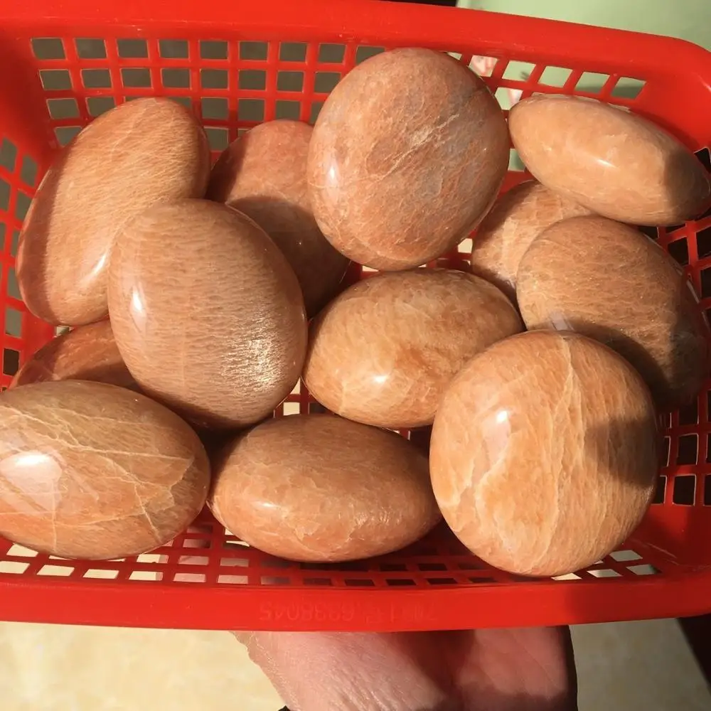 Натуральный красный лунный камень пальмовый кристалл редкие целебные