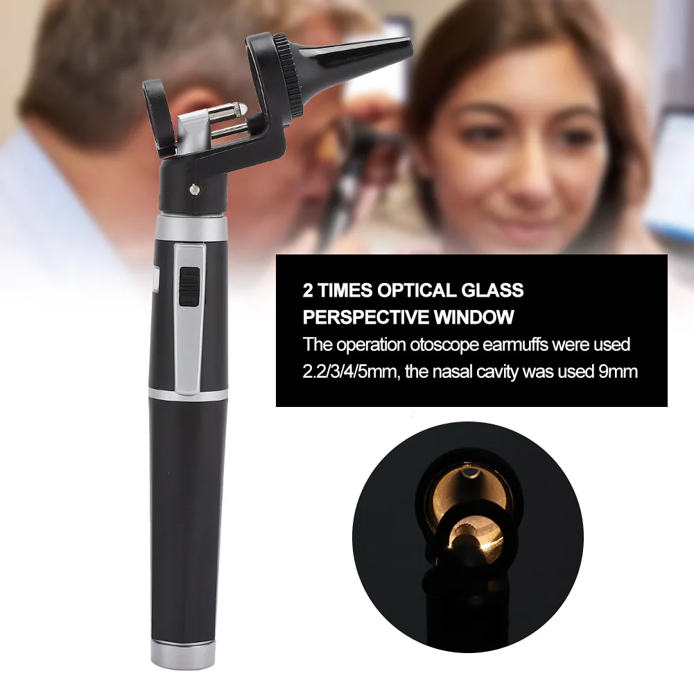 Увеличительная ручка офтальмоскоп медицинский отоскоп с фонариком для