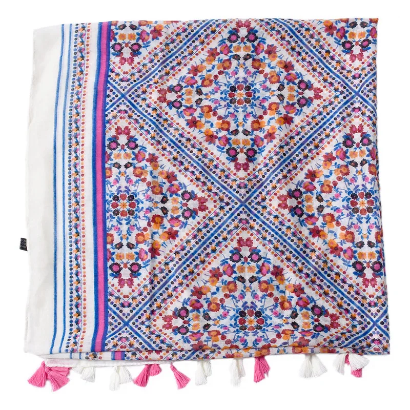 Лидер продаж стильный осенне зимний шарф в европейском стиле из вуали оптовая