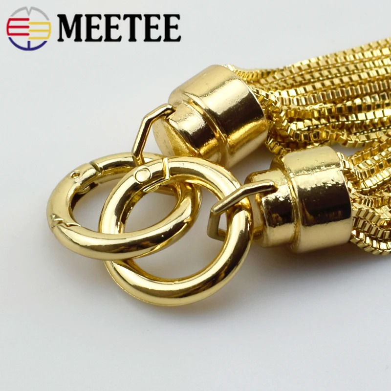 2pc Meetee Bag Hardware Accessories Metal O Spring Ring Tassel Buckles Jewelry Pendant Hang Decor DIY AP2405 | Дом и сад