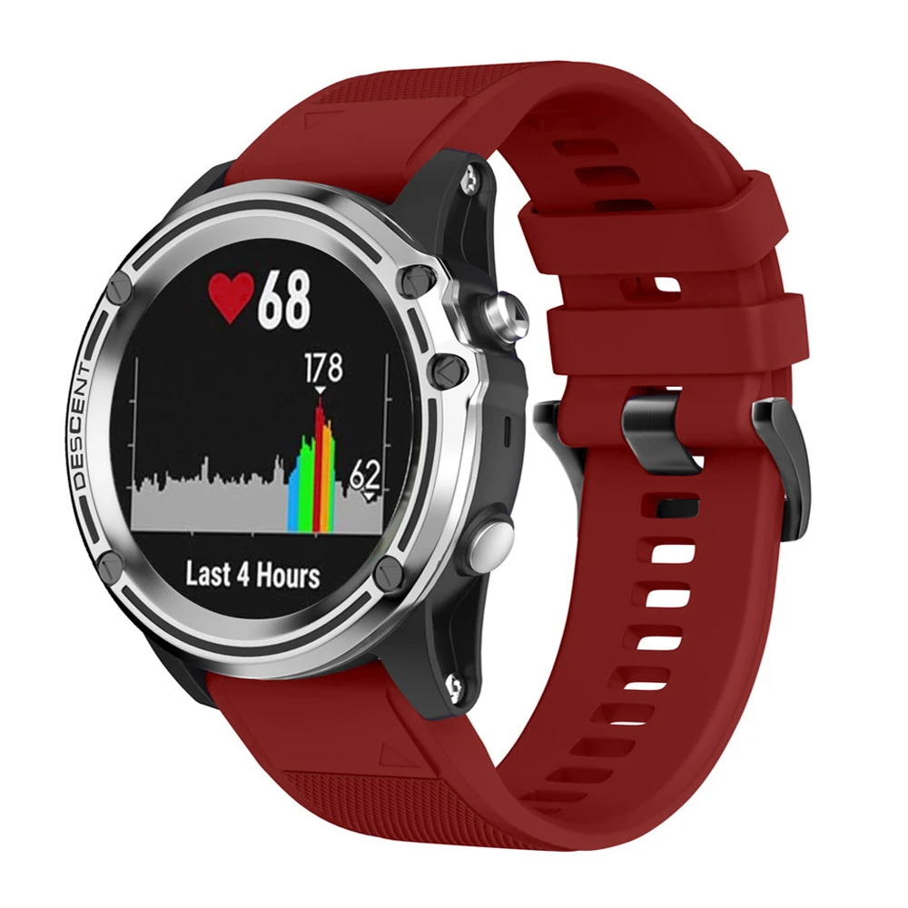 Смарт-ремешок для часов Garmin Fenix 3/3HR/5X/5X Plus силиконовые для фитнеса сменный наручный ремешок подходит для запястья 5,70-10,23 дюйма(145 мм-260 мм