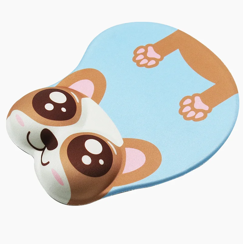 Игровой коврик для мыши с милым котом игровой компьютерный светодиодный