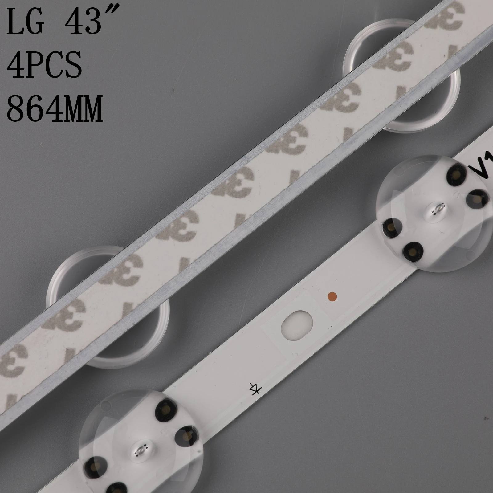 Светодиодная лента для подсветки 10 ламп LG SUNG WEI55V0 E74739 94V-0 43 &quotV17 art3 2867 TV 43LJ614V 43LV340C