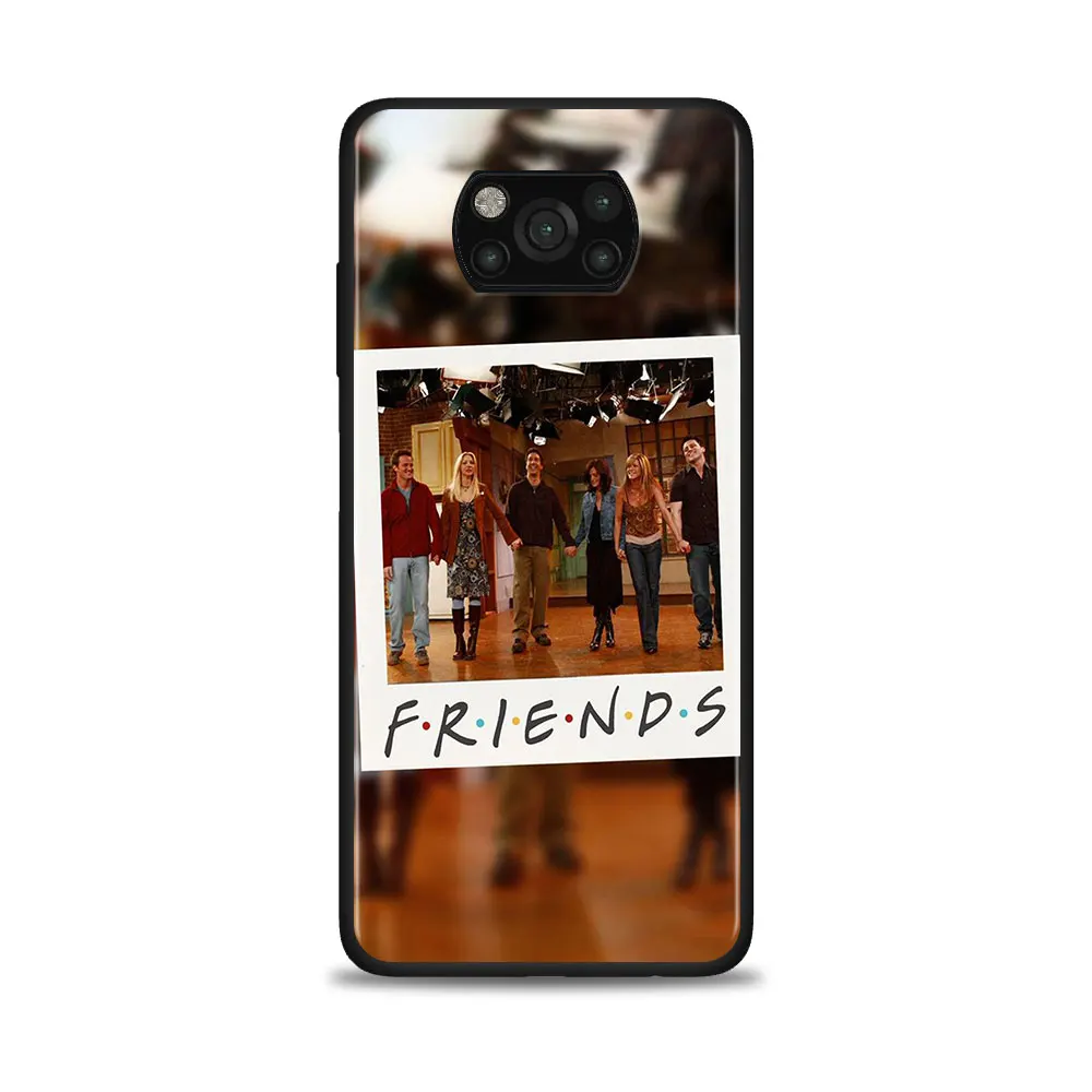

Friends Case Shell Bag For Xiaomi Poco X3 NFC 6.67 inch Silicone Soft TPU Phone Cover For Xiaomi Poco M3 Cases Bumper Fundas