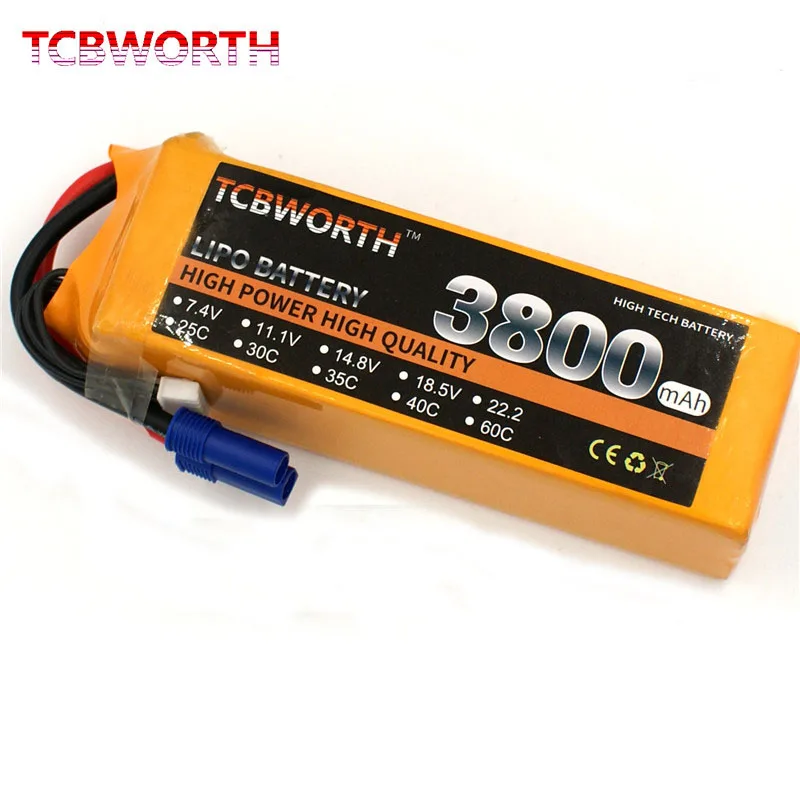 RC Airplane LiPo Battery 3S 11.1V 3800mAh 35C For Helicopter Car Boat Quadcopter Drone Tank Li-Polymer Batteries | Игрушки и хобби