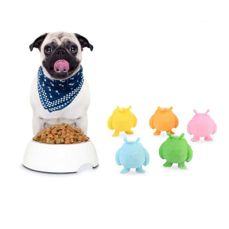 

Dog Latex Chews Bite-resistant Molar Toy Funny Robot For Dogs Cats Toys Accessories