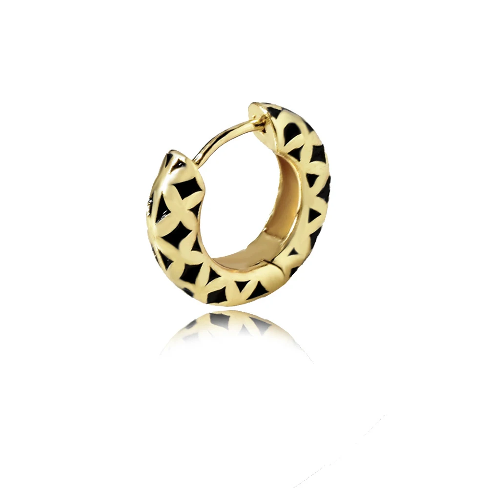 CARSINEL Фирменная Новинка Мода красочные Bijoux(украшения своими руками) с украшением в виде кристаллов Стразы Серьги в виде колец, для Для женщин маленькие серьги вашей мечты ювелирные украшения оптом ER0725 - Окраска металла: 9