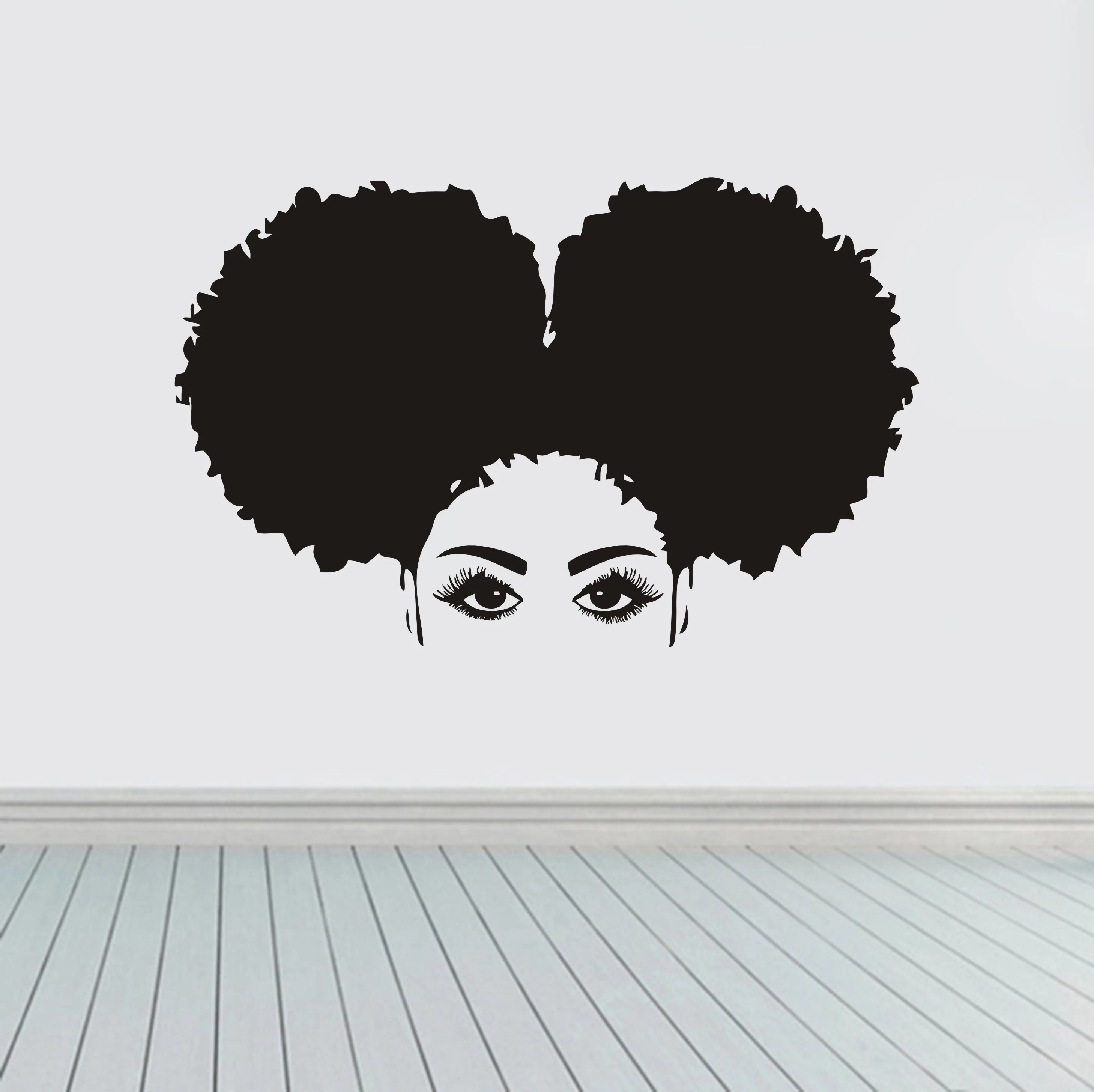 Наклейка на стену в виде Африканской девушки украшение для гостиной спальни