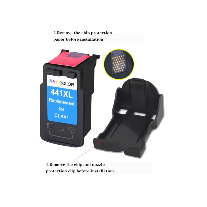 

PY PG440 CL441 Cartridge Compatible for Canon PG 440 CL 441 440XL pg-440 Ink Cartridge for Pixma MG4280 MG4240 MX438 MX518 MX378