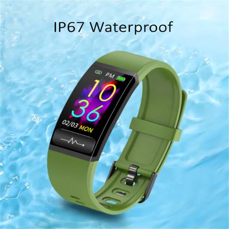 

Ecg Monitor Blood Pressure Watch Waterproof Cardiaco Esportivo Smart Band Bracelets Bond Touch Fitness Tracker Wristbands