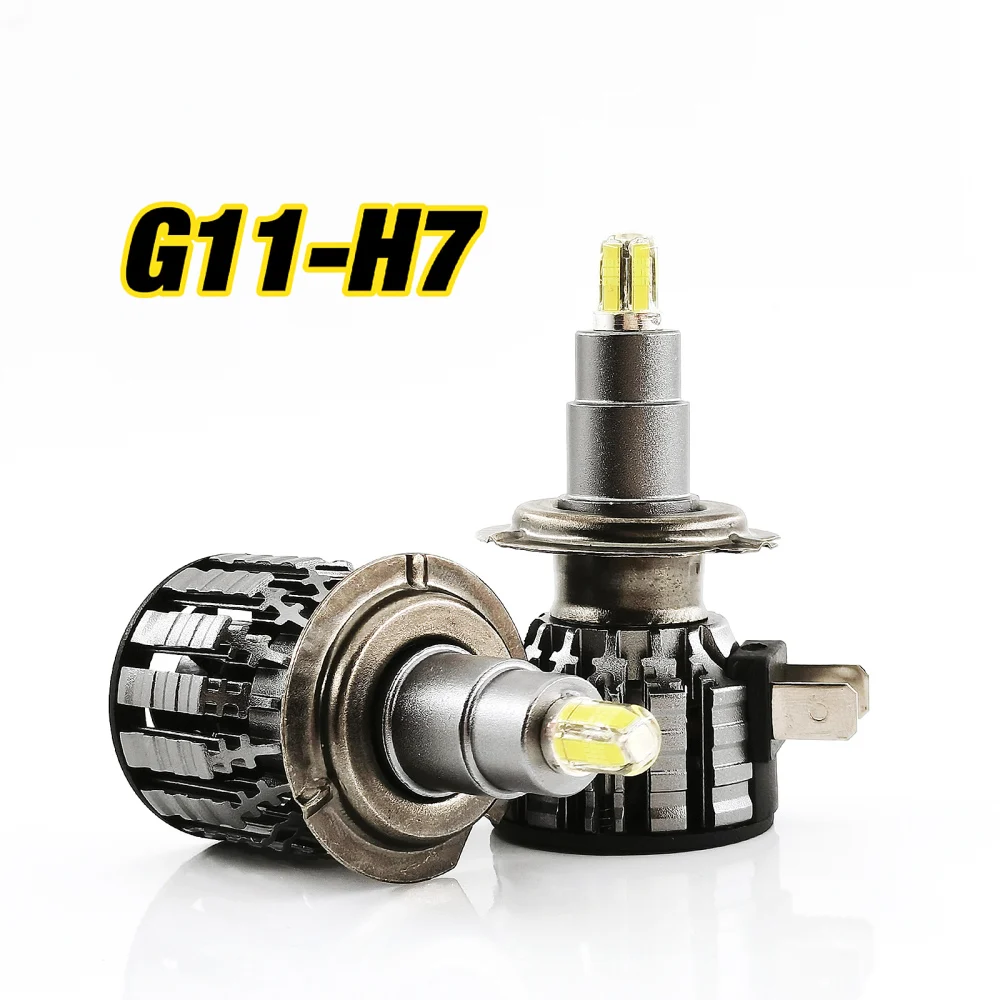 

H7 LED Headlight H7 White Light 4*12pcs 360° Luminescence 6000K 4000 LM 2 Pcs 60 W A Pair CSP Multi-wick Waterproof Degree IP68