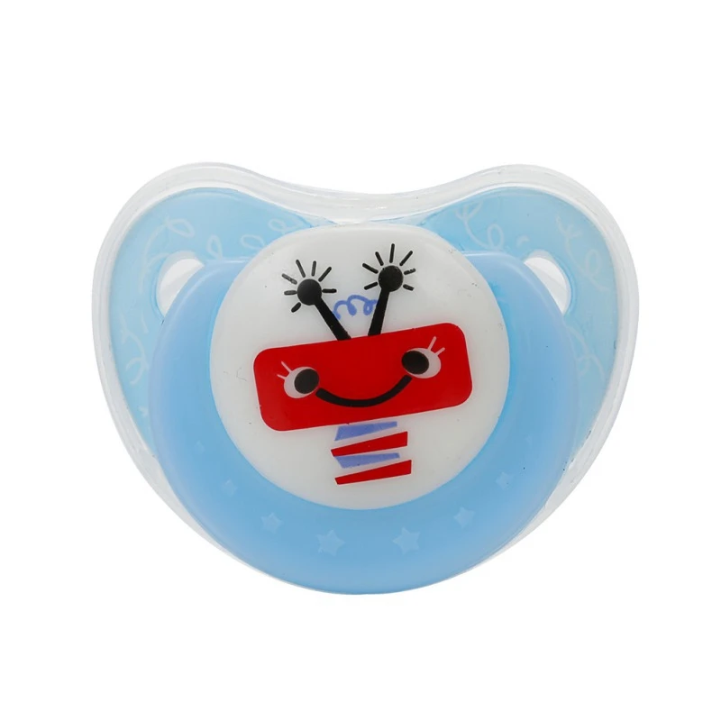 Детская соска для новорожденных силиконовая плюшевая Соска с мультяшными
