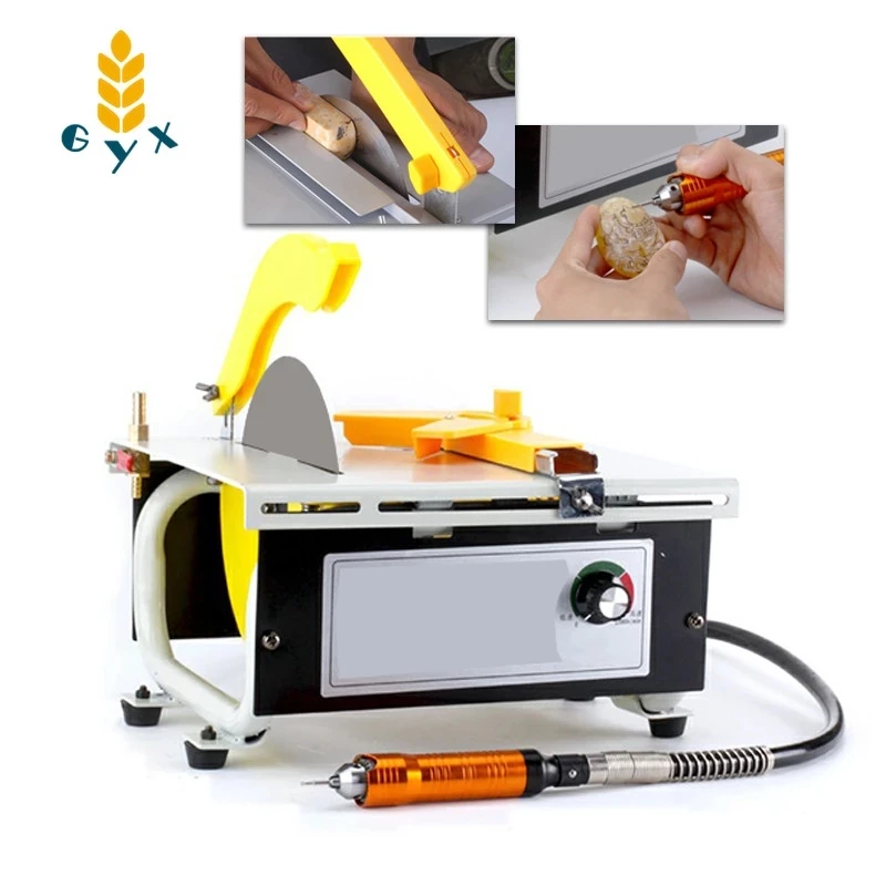 

Multifunctional desktop grinder high power 1280W jade engraving machine grinding machine polishing machine woodworking table saw