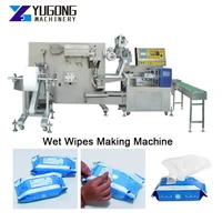 wet wipes manufacturing machine wet wipes folding sealing machine full automatic wet wipes machine product line
