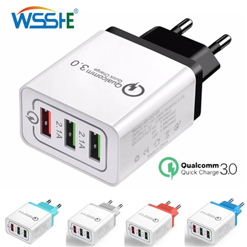 Универсальное зарядное устройство с 3 USB-портами 5 В А | Мобильные телефоны и