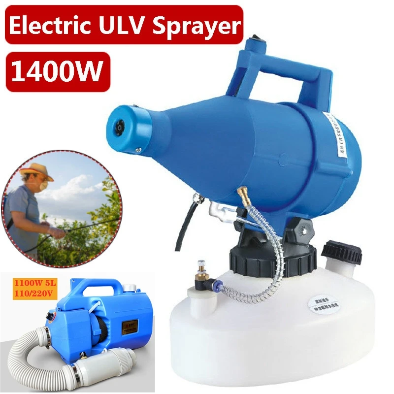 Портативный Электрический распылитель ULV Fogger 110V/220V UK 4.5L 1400W дезинфекция отеля