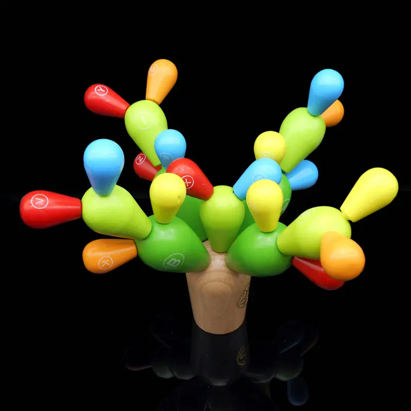 Бесплатная доставка детский классический деревянный кактус модель деревья