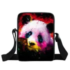 Милая красочная мини-сумка-мессенджер с рисунком панды, женская сумка, сумки для девочки, сумка через плечо для мальчиков, детская книжная сумка, маленькие сумки на плечо