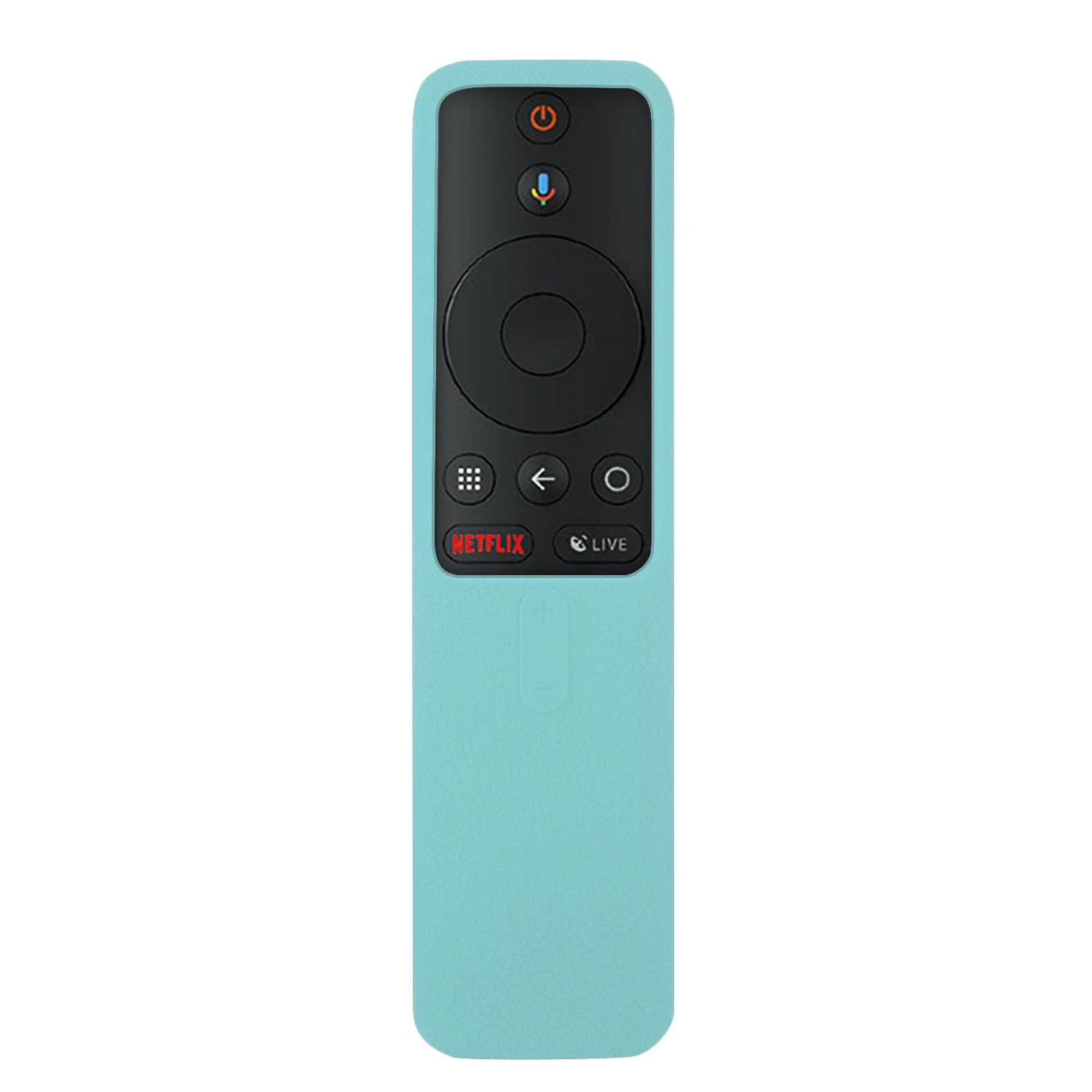 Fluorescence blue Чехлы для xiaomi mi tv box s bluetooth wifi умный пульт дистанционного управления чехол силиконовый ударопрочный защитный для лыж - Цвет: Fluorescence blue