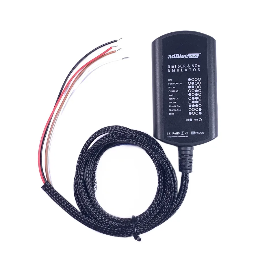 AdBlue Эмулятор System Box 9 в 1 для мужчин/MB/SCANIA/IVECO/DAF/RENAULT/CUMMINS Ad Blue 9in1 SCR & NOX A + версия Full Chip 7