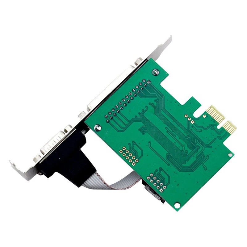 RS232 RS-232 последовательный порт COM и DB25 принтер параллельный LPT к PCI-E PCI Express адаптер
