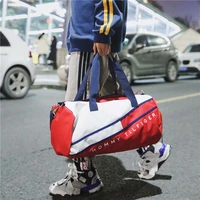 sports bag for men and women couples dry wet isolation training backpack cylinder short distance portable travel bag