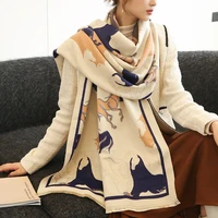 new winter warm scarf female imitation cashmere air conditioning shawl student warm scarf thickened 65185cm