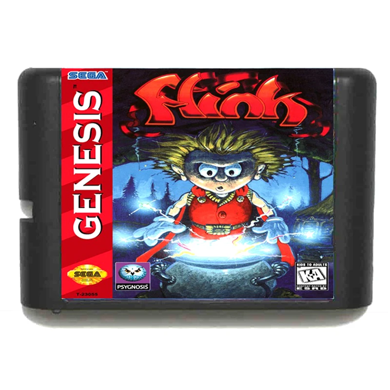 В несчастного случая из Flink 16 бит для Sega MD карточная игра Mega Drive Genesis PAL версия видео