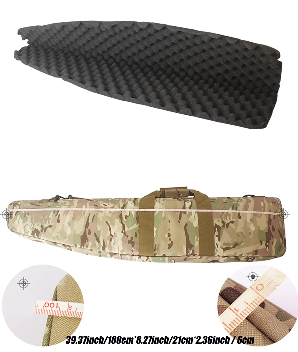 

Military tactical hunting rifle pouch, waterproof tactical pouch with airsoft gun space, hunting accessories