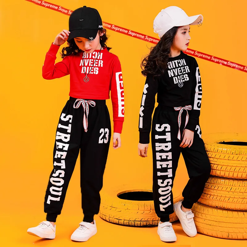 Детский костюм для танцев в стиле хип-хоп костюмы джазовых девочек одежда